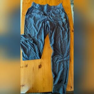 Reebok Blue Polyester-Spandex Tracksuit Joggers